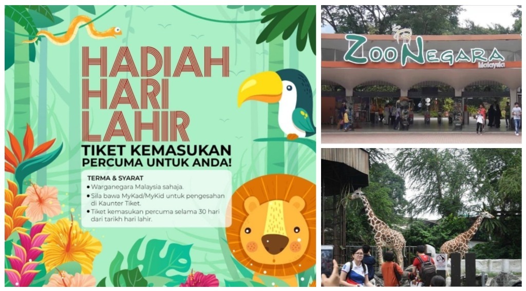 tiket masuk percuma zoo negara